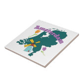 Amsterdam Tegeltje (Zijkant)