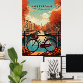 Amsterdam, The Netherlands Poster (Thuiskantoor)