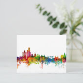 Amsterdam The Netherlands Skyline Briefkaart (Staand voorkant)