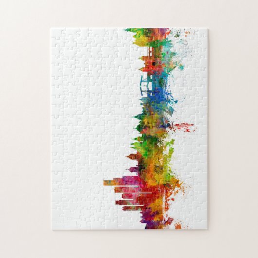 Amsterdam The Netherlands Skyline Legpuzzel (Verticaal)