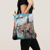 Amsterdam Travel Canvas tas (Dichtbij)