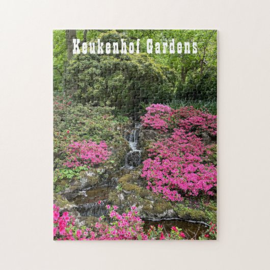 Amsterdam Tuinen en Waterval Legpuzzel (Verticaal)