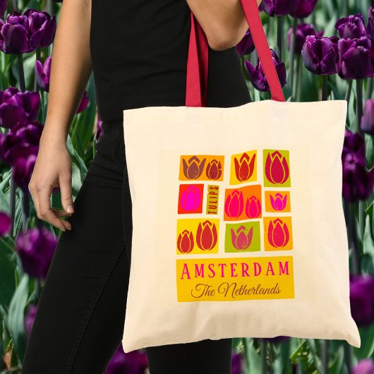 Amsterdam Tulips Nederland Tote Bag