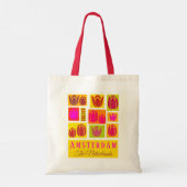 Amsterdam Tulips Nederland Tote Bag (Achterkant)