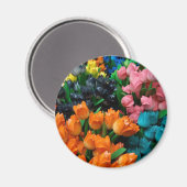 Amsterdam Tulpen Magneet (Voorkant / Achterkant)