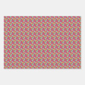 Amsterdam Tulpen Mocha Mousse Ditsy Patterned Inpakpapier Vel (Voorkant)