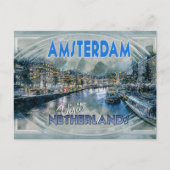 Amsterdam, van de serie Bezoek... Feestdagenkaart (Voorkant)