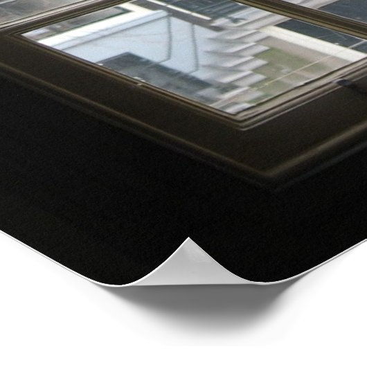 Amsterdam Venster Uitzicht Foto Poster Afdrukken (Hoek)