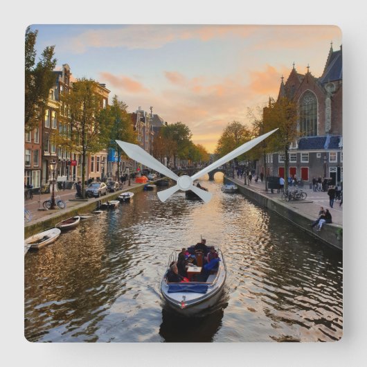 Amsterdam Vierkante Klok (Voorkant)