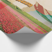 Amsterdam Vintage Reisposter Cadeaupapier (Hoek)