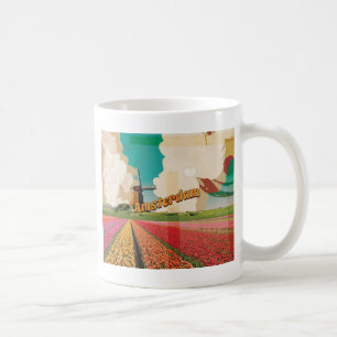 Amsterdam Vintage Reisposter Koffiemok