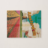 Amsterdam Vintage Reisposter Legpuzzel (Horizontaal)