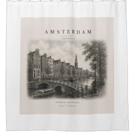 Amsterdam | Vintage Travel City Design Douchegordijn