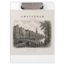 Amsterdam | Vintage Travel City Design Klembord