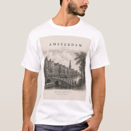 Amsterdam | Vintage Travel City Design T-shirt