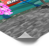 Amsterdam Vintage Travel Poster (Hoek)