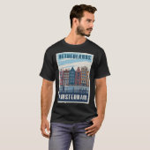 Amsterdam Vintage Travel T-shirt (Voorkant volledig)