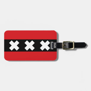 Amsterdam Vlag Bagagelabel
