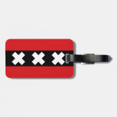 Amsterdam Vlag Bagagelabel (Achterkant horizontaal)
