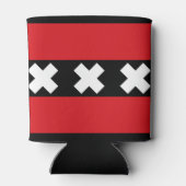 Amsterdam vlag blikjeskoeler (Achterkant)