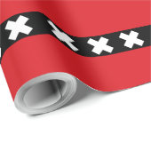 Amsterdam vlag cadeaupapier (Rol Hoek)