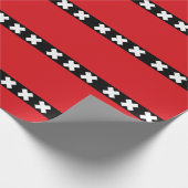 Amsterdam vlag cadeaupapier (Hoek)