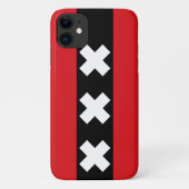 Amsterdam vlag Case-Mate iPhone case (Achterkant)