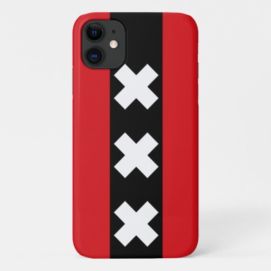 Amsterdam vlag Case-Mate iPhone case (Achterkant)