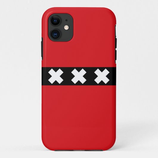 Amsterdam vlag Case-Mate iPhone case (Achterkant)