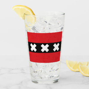 Amsterdam vlag glas