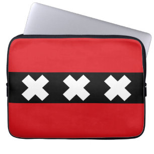 Amsterdam vlag laptop sleeve