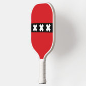 Amsterdam vlag pickleball paddle (Links)
