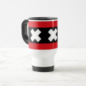 Amsterdam vlag reisbeker (Voorkant links)