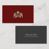 Amsterdam Wapenmunt kleine Visitekaartjes (Voorkant / Achterkant)