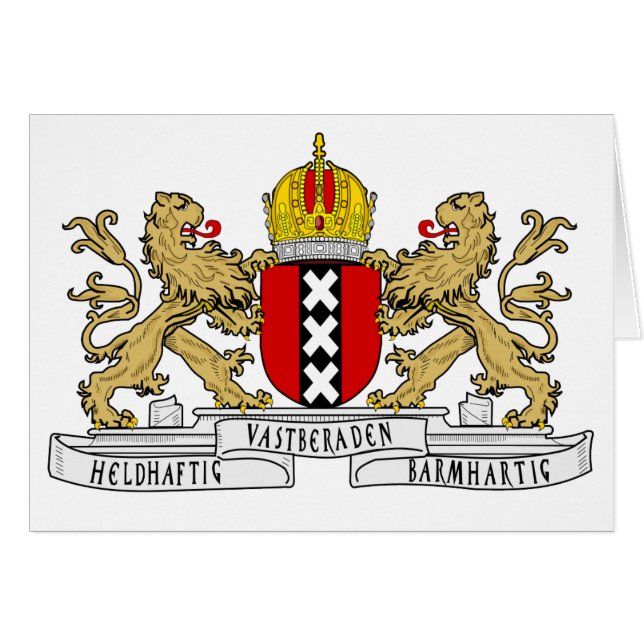 Amsterdam wapenschild (Voorkant Horizontaal)