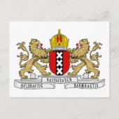 Amsterdam wapenschild briefkaart (Voorkant)