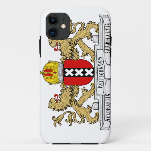 Amsterdam wapenschild Case-Mate iPhone case (Achterkant)