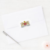 Amsterdam wapenschild hart sticker (Envelop)