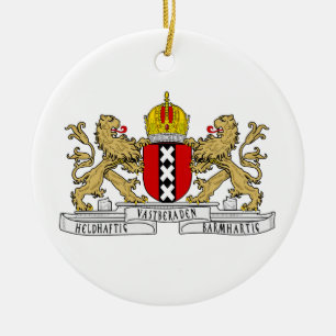 Amsterdam wapenschild keramisch ornament