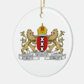 Amsterdam wapenschild keramisch ornament (Links)
