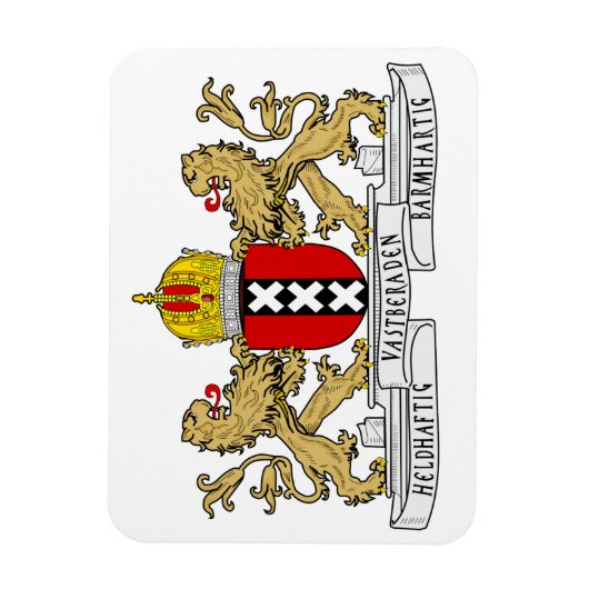 Amsterdam wapenschild magneet (Verticaal)