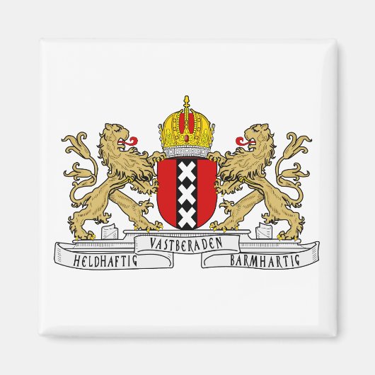 Amsterdam wapenschild magneet (Voorkant)