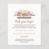 AMSTERDAM Wedding Handgetekende Skyline Modern Inv (Voorkant)