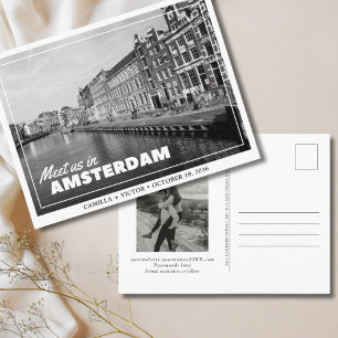 Amsterdam Wedding Save the Date Briefkaart