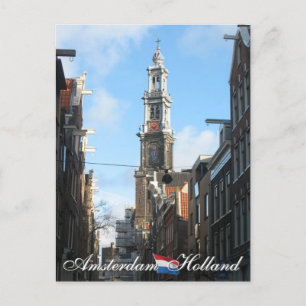 Amsterdam Westerkerk Westerne Holland Briefkaart