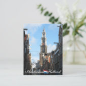 Amsterdam Westerkerk Westerne Holland Briefkaart (Staand voorkant)