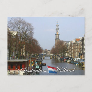 Amsterdam Western Church Holland Briefkaart