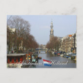 Amsterdam Western Church Holland Briefkaart (Voorkant)