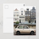 Amsterdam Winter Canal Scene Briefkaart (Voorkant / Achterkant)