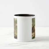 Amsterdam, winterscène, 17e eeuw mok (Midden)